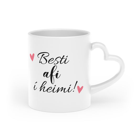 Bolli hjarta handfang │ Besti afi í heimi