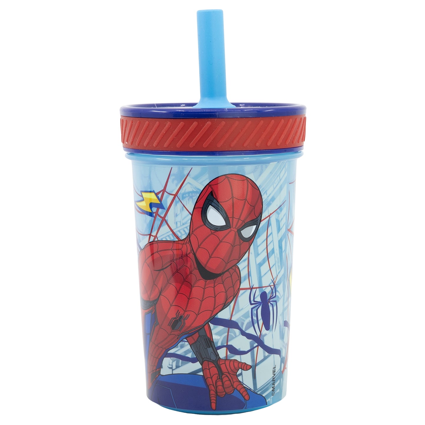 Drop safe glas með röri │Spiderman