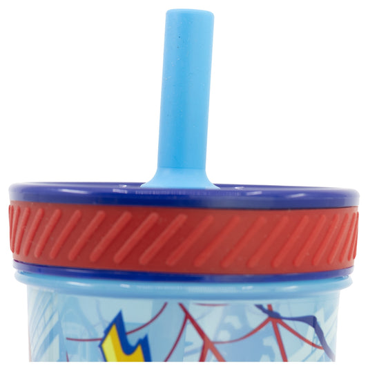 Drop safe glas með röri │Spiderman