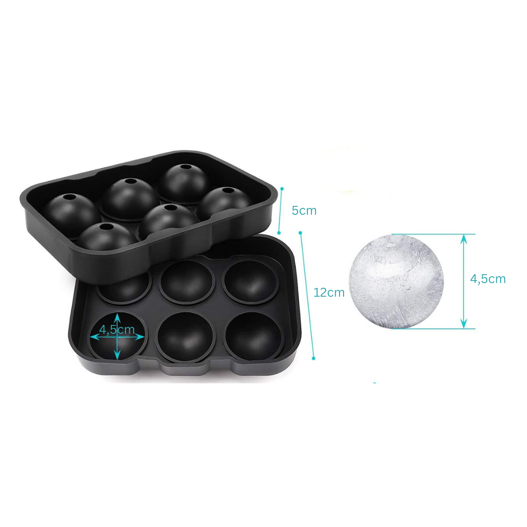 Sílikon klakabox │ 6 kúlur