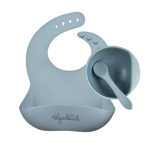 Gjafasett │ smekkur, skál og skeið │ Ether