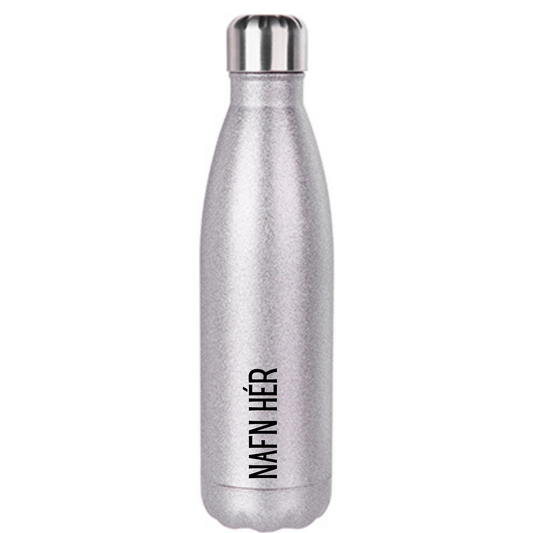 Glimmer stál flaska │ Silfur