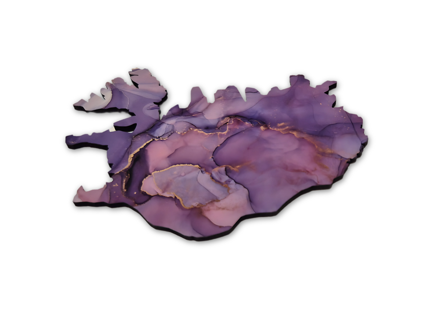 Glasamotta │Ísland │ Fjólublár marmari