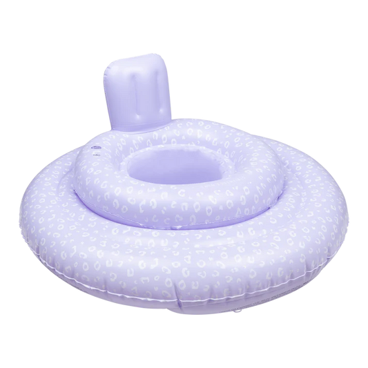 Sundkútur með sæti │Lila Leopard