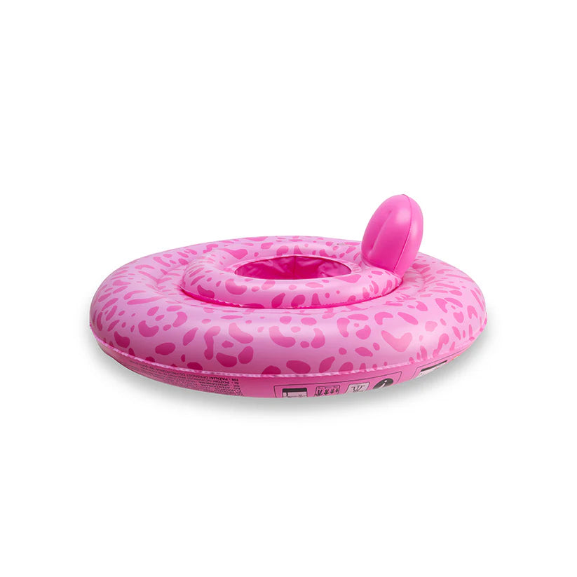 Sundkútur með sæti │Pink Leopard