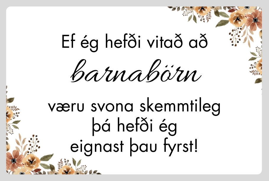 Segull │Barnabörn