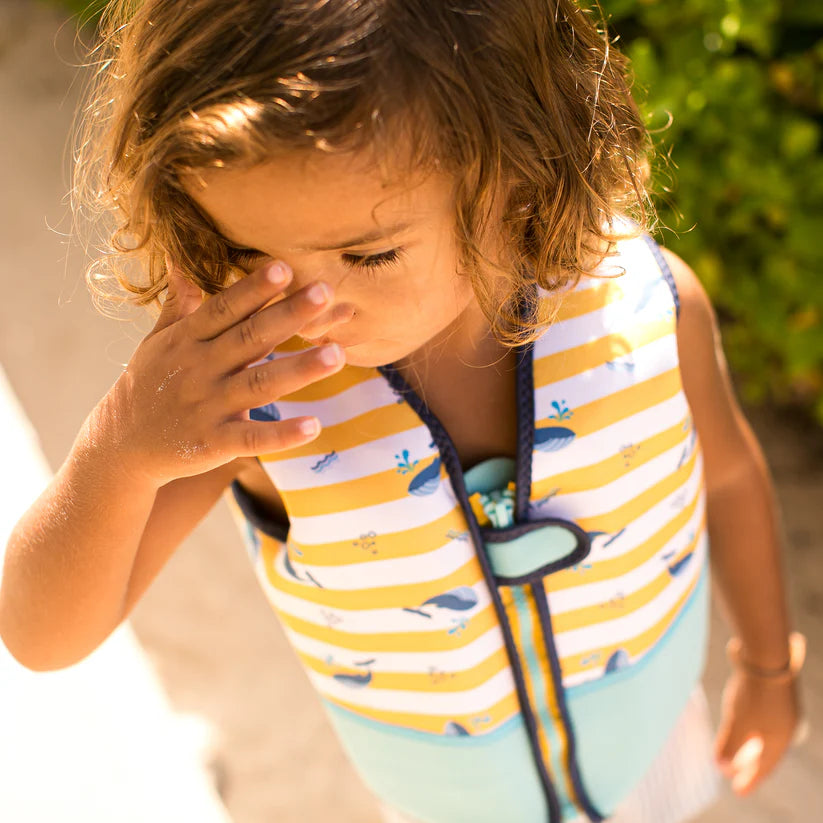 Sundvesti │Gult hvala │ 4-6 ára