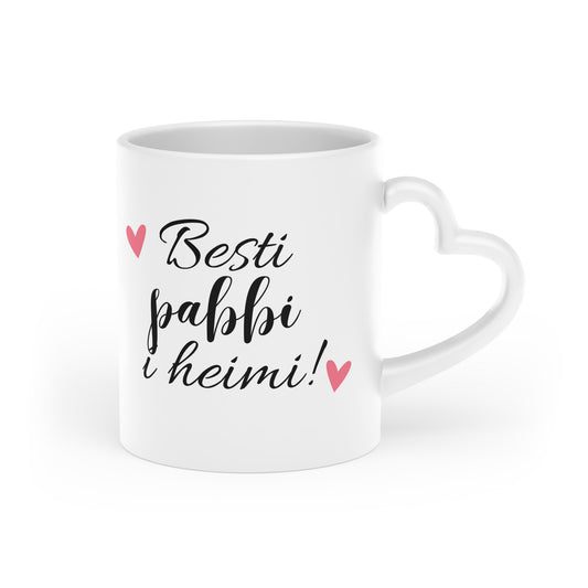 Bolli hjarta handfang │ Besti pabbi í heimi