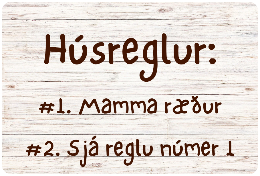 Segull │Húsreglur