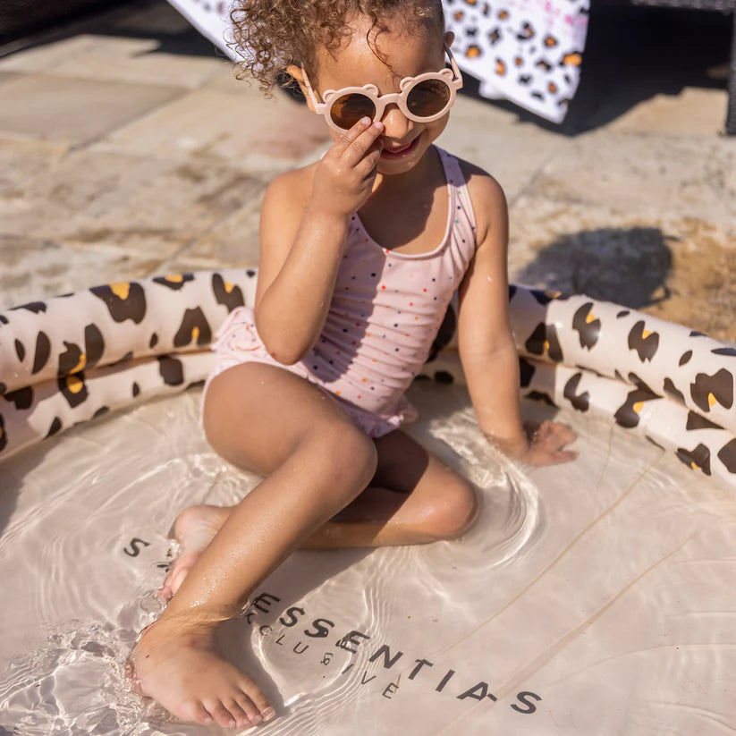 Sundlaug │Beige Leopard │ 100 cm