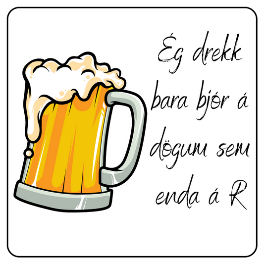 Glasamottur │ Bjór │ 4 í pakka