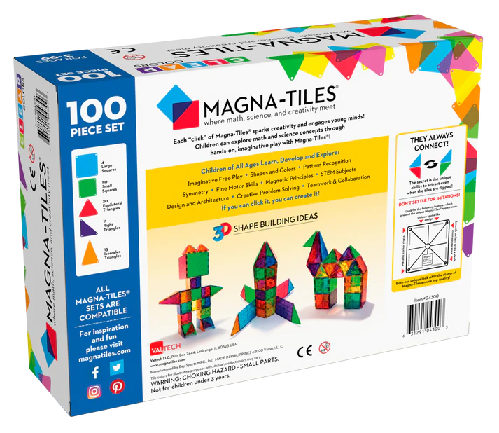 Magna tiles│100 stykki