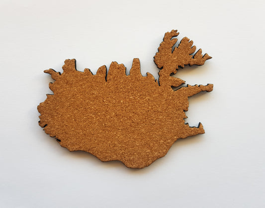 Glasamottur Ísland │ Svartar │ 4 í pakka