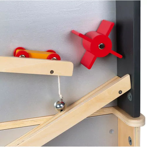 Brico Vinnuborð m/verkfærum og bílabraut