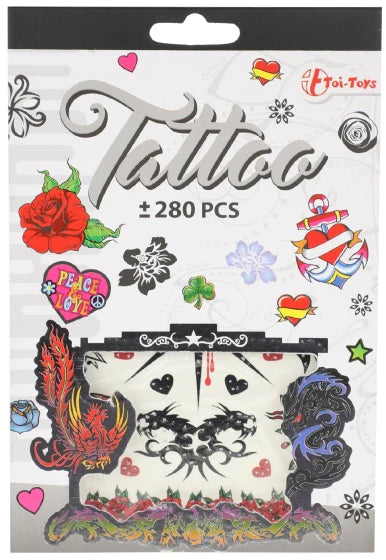 Tattoo límmiðar 280stk │ 6 teg