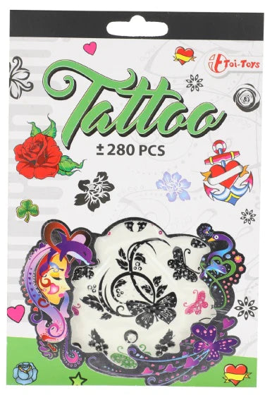 Tattoo límmiðar 280stk │ 6 teg