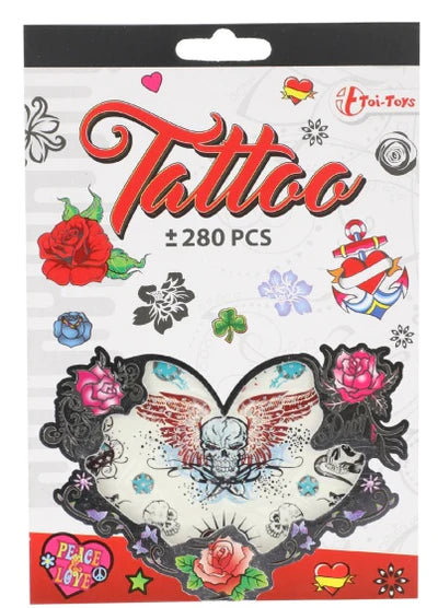 Tattoo límmiðar 280stk │ 6 teg