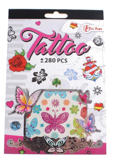 Tattoo límmiðar 280stk │ 6 teg