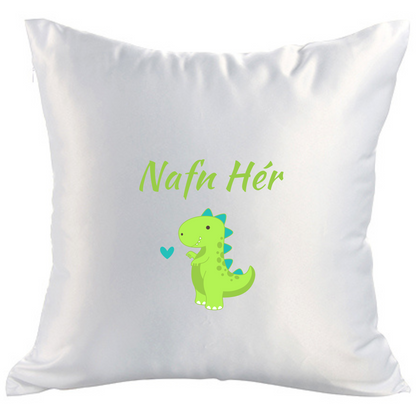 Púði │ Nafn │ Risaeðla græn