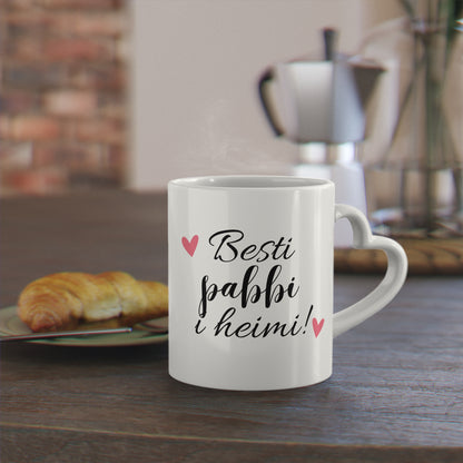 Bolli hjarta handfang │ Besti pabbi í heimi