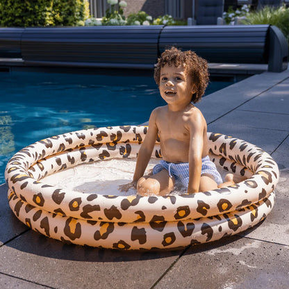 Sundlaug │Beige Leopard │ 100 cm