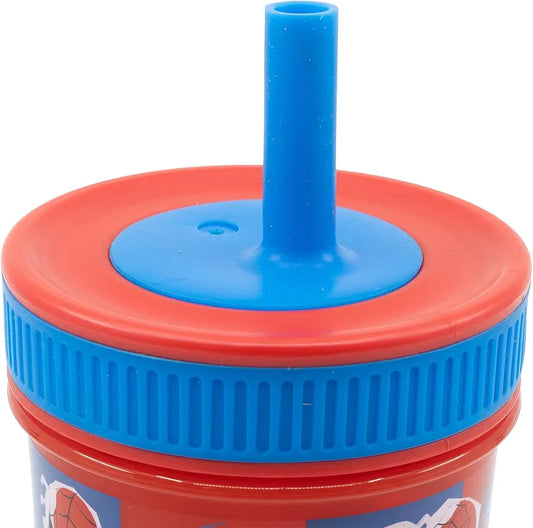 Glas með röri │Spiderman