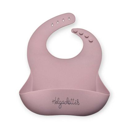 Sílíkon smekkur með vasa │ 9 litir