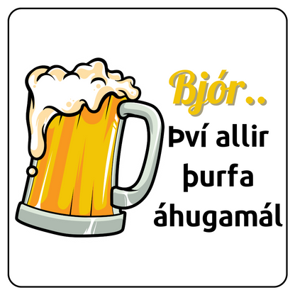 Glasamottur │ Bjór │ 4 í pakka