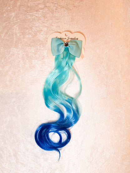 Slaufa með hárlokki│7 litir