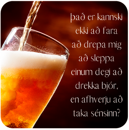 Glasamottur │ Bjór │ 4 í pakka