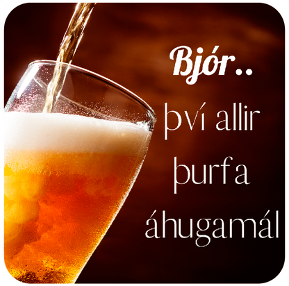 Glasamottur │ Bjór │ 4 í pakka