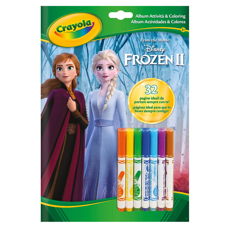 Crayola Frozen 2 litabók með litum